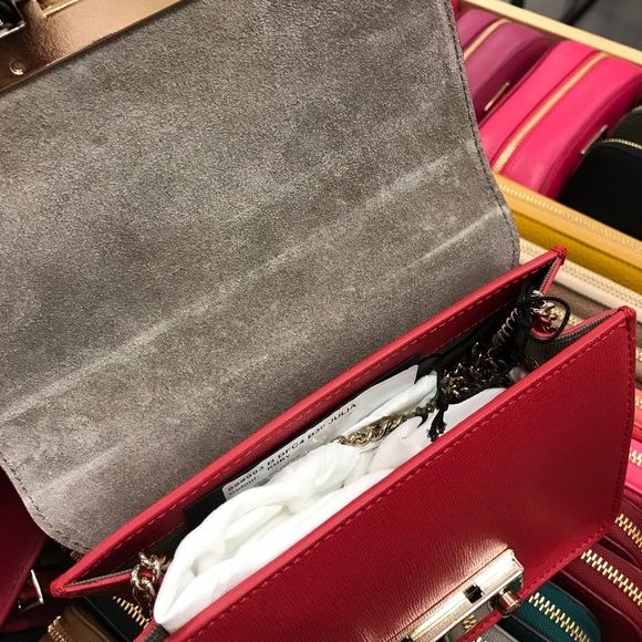 New Furla red mini Julia bag - Picture 3 of 3